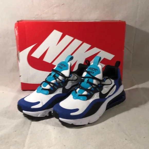 Nike Shoes Nike Air Max 27 React Oracle Aqua Blue Poshmark